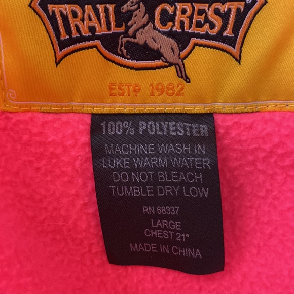 Trail Crest girl’s camo fleece jacket - Picture 7 of 8